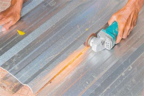 what is the best way to cut corrugated sheet metal|tool for cutting corrugated metal.